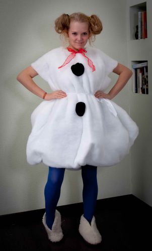 Как сшить костюм снеговика - 8 вариантов